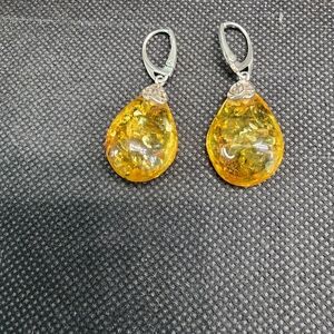 Amber earings